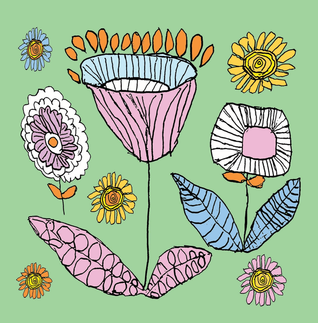Flowers Card by Dawn