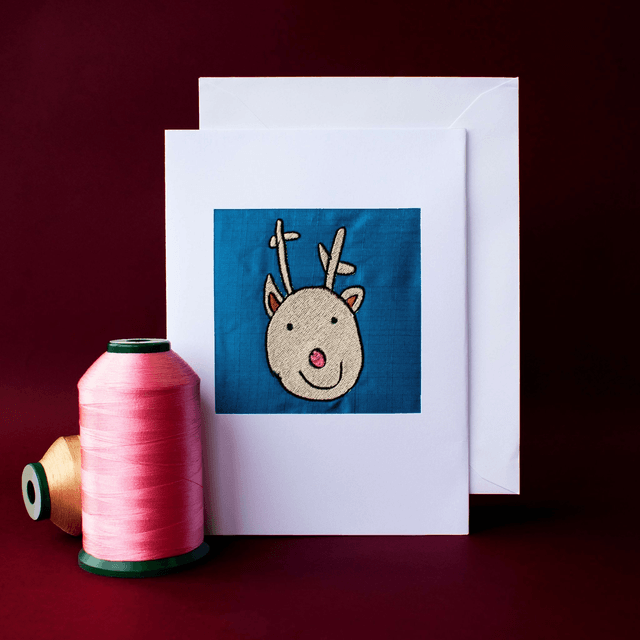 Embroidered Christmas Cards